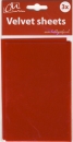 3 Velvet Sheets ( rot )
